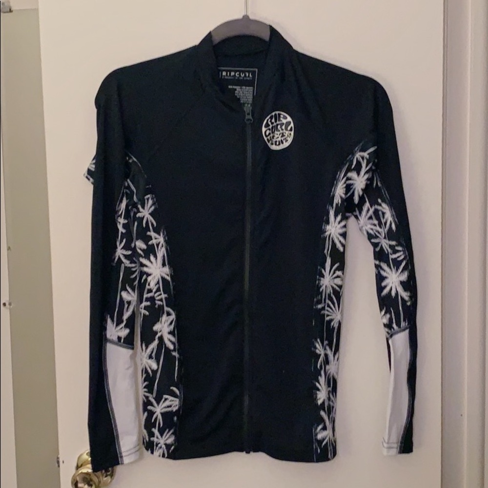 Rip Curl Long Sleeve Front Zipper Rashguard